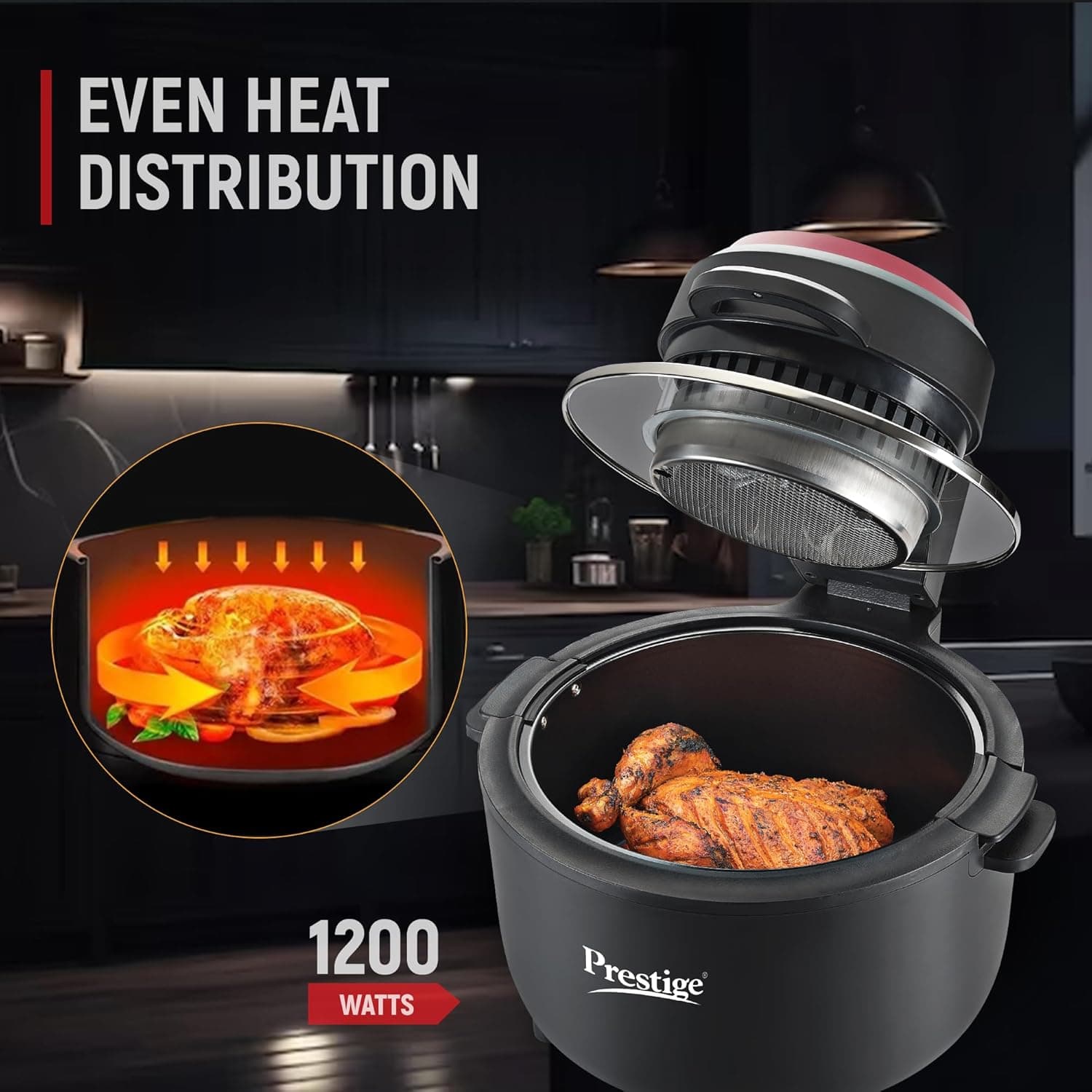 Prestige Prestige 4 in 1 Multi Chef 6.5L Air Fryer (41410) – Fry, Bake, Grill & Roast daily essentials & lifestyle — thumbnail 2 of 4