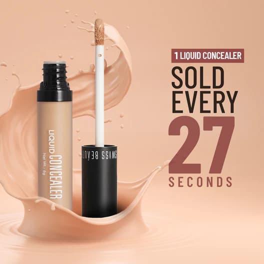 Swiss Beauty Swiss Beauty Perfect Liquid Concealer | Full Coverage Concealer daily essentials & lifestyle — thumbnail 4 of 11