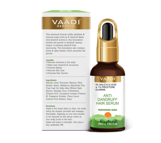 Vaadi Organics Vaadi Organics - 3% SALICYLIC ACID + 1% PIROCTONE OLAMINE ANTI DANDRUFF HAIR SERUM (30 ml) - VH0707 daily… — thumbnail 2 of 2
