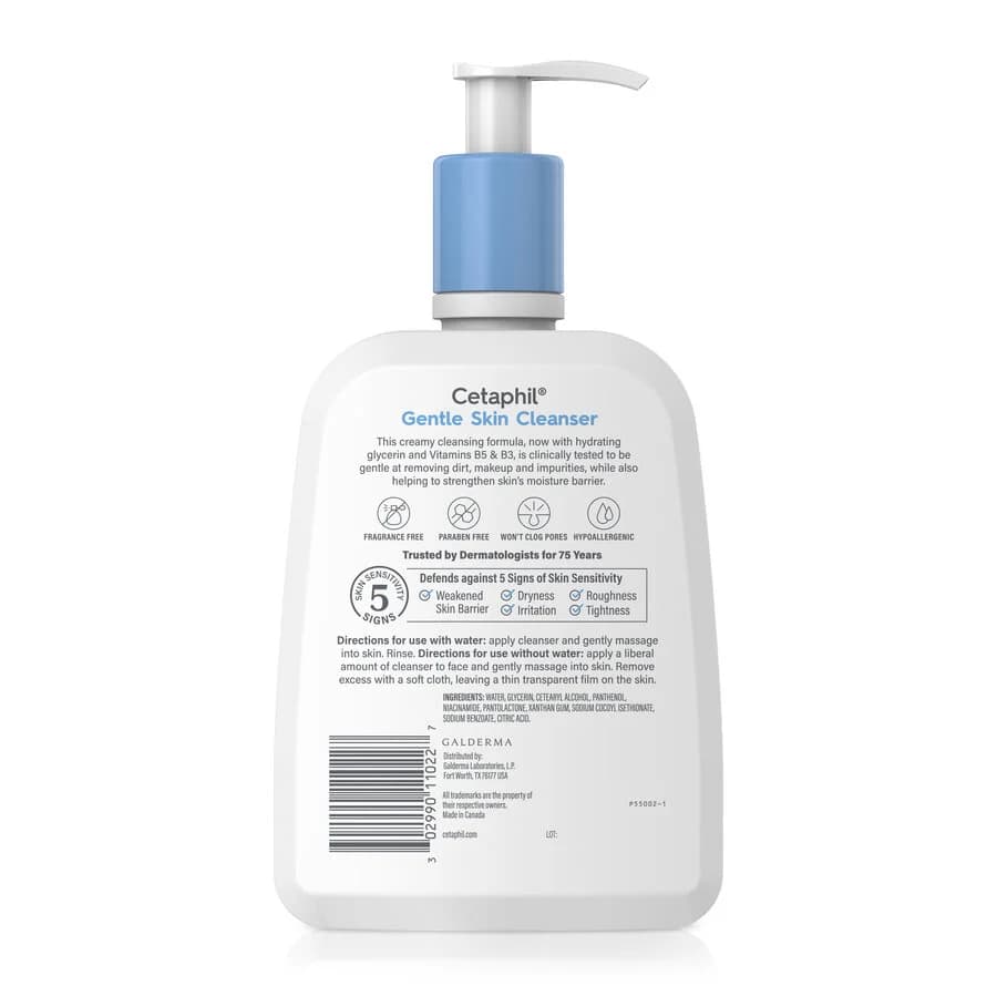 Cetaphil Cetaphil Gentle Skin Cleanser for Normal to Dry Skin 591ml Face & Body Cleanser daily essentials & lifestyle — thumbnail 3 of 3