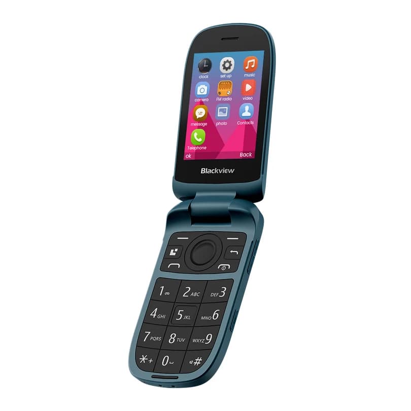 Blackview Blackview N2000 Flip 2.8" + 1.77" Display Unisoc T107 1500mAh Dual SIM 4G Cell Phone electronics — thumbnail 2 of 8