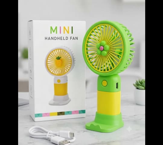 Mini Hand Fan Portable Rechargeable USB Cooling Fan