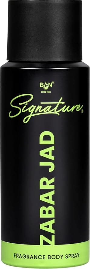 SIGNATURE ZABAR JAD Deodorant 150ML | Unisex Luxury Body Spray | Long Lasting Sweet Spicy Woody Fragrance | Saffron, Lavender, Agarwood Oud, Patchouli & Musk | Premium Daily Use Perfume