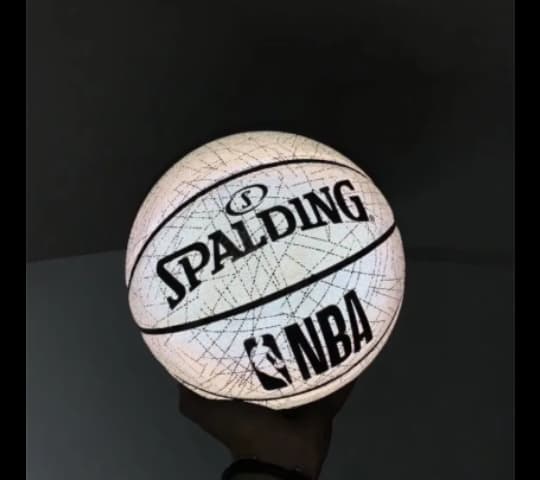 Spalding Reflective Grey Basketball – Premium Basketball for Training & Play stationary, toys & sports — thumbnail 2 of 2