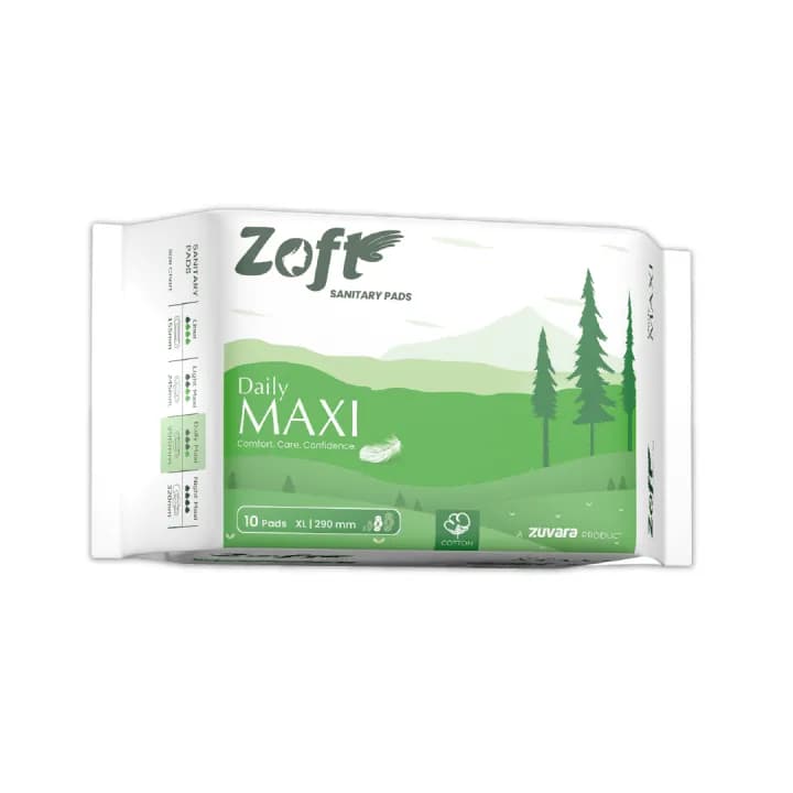 Zuvara Zoft Daily Maxi Sanitary Pads XL 290mm | Heavy Flow Sanitary Pads