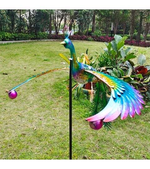 Senwell Senwell Metal Peacock Garden Balancer Outdoor Garden Decor #072 home decor — thumbnail 2 of 2