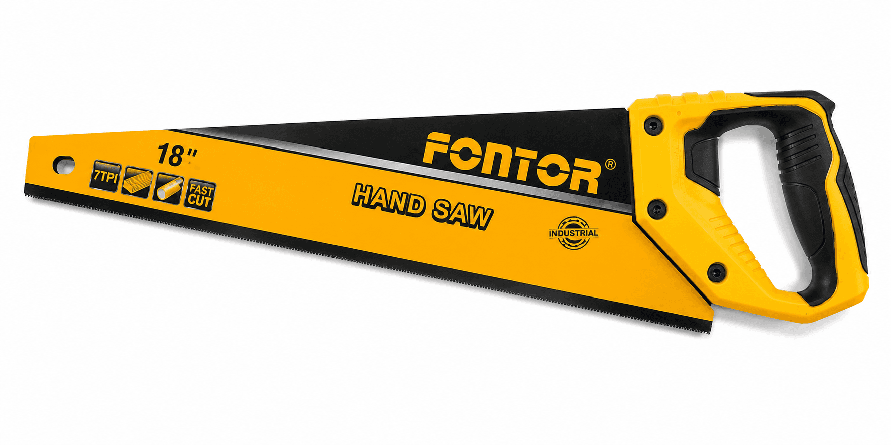 Fontor Fontor Hand Saw 18 Inch HHAS28450 – SK5 Steel Wood Cutting Saw with Soft Grip Handle hardware & machinery — thumbnail 2 of 2