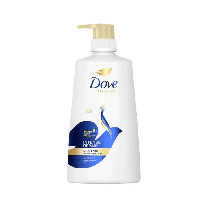 Dove Intense Repair Shampoo 680ml (Big) – Damage Repair & Nourishment for Smooth, Healthy Hair