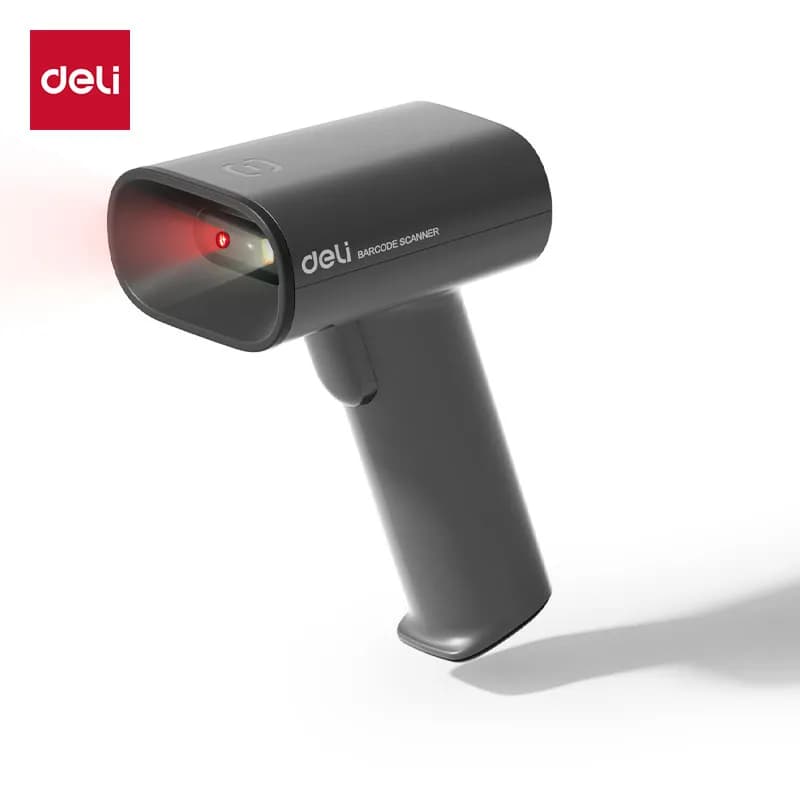 Deli ES228W Wireless 1D & 2D Handheld Barcode Scanner with USB Receiver