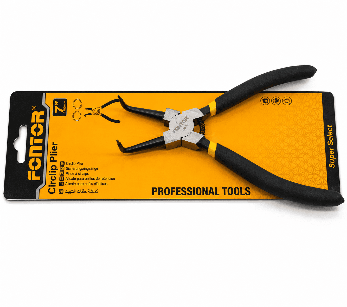 Fontor Circlip Pliers Bending 180120 – Professional Snap Ring Pliers for Internal & External Circlips