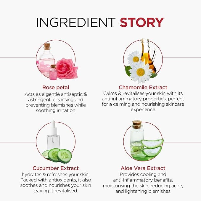 No Brand Oshea Herbals Rosefresh Toner 120ml | Refreshing Rose Face Toner for Hydrated & Glowing Skin daily essentials &… — thumbnail 7 of 9