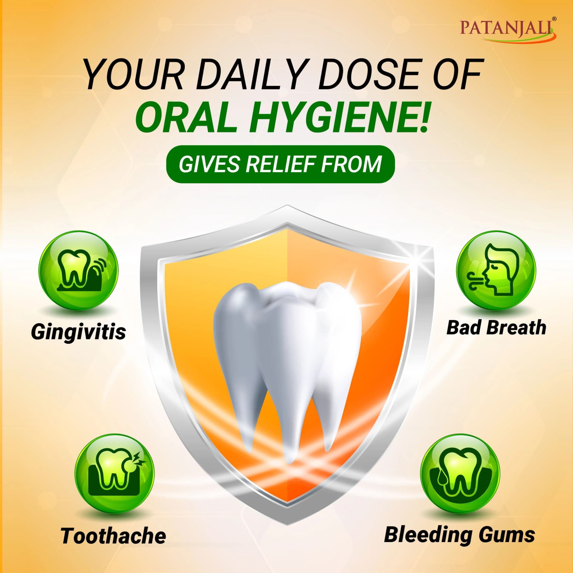 Patanjali Dant Kanti Natural Toothpaste 200gm | Herbal Oral Care daily essentials & lifestyle — thumbnail 3 of 6