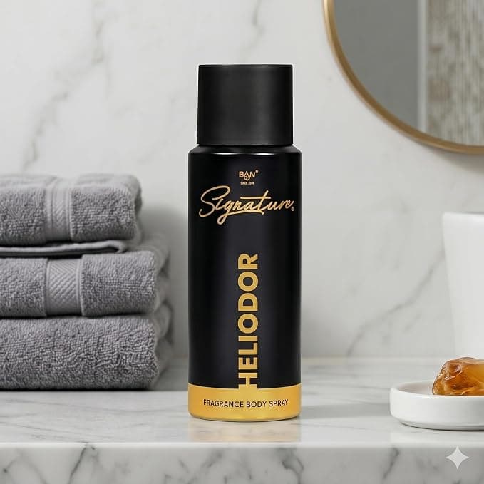 SIGNATURE HELIODOR Deodorant Spray for Men 150ML | Long Lasting Woody Chypre Fragrance Deo | Bergamot, Tobacco, Leather &… — thumbnail 5 of 7