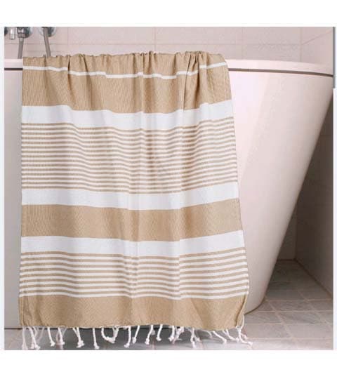 Pure Cotton Thin Towels With Tassels