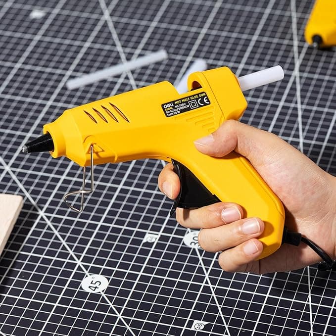 Deli Deli EA50061 Hot Melt Glue Gun – 20W (Yellow stationary, toys & sports — thumbnail 2 of 6
