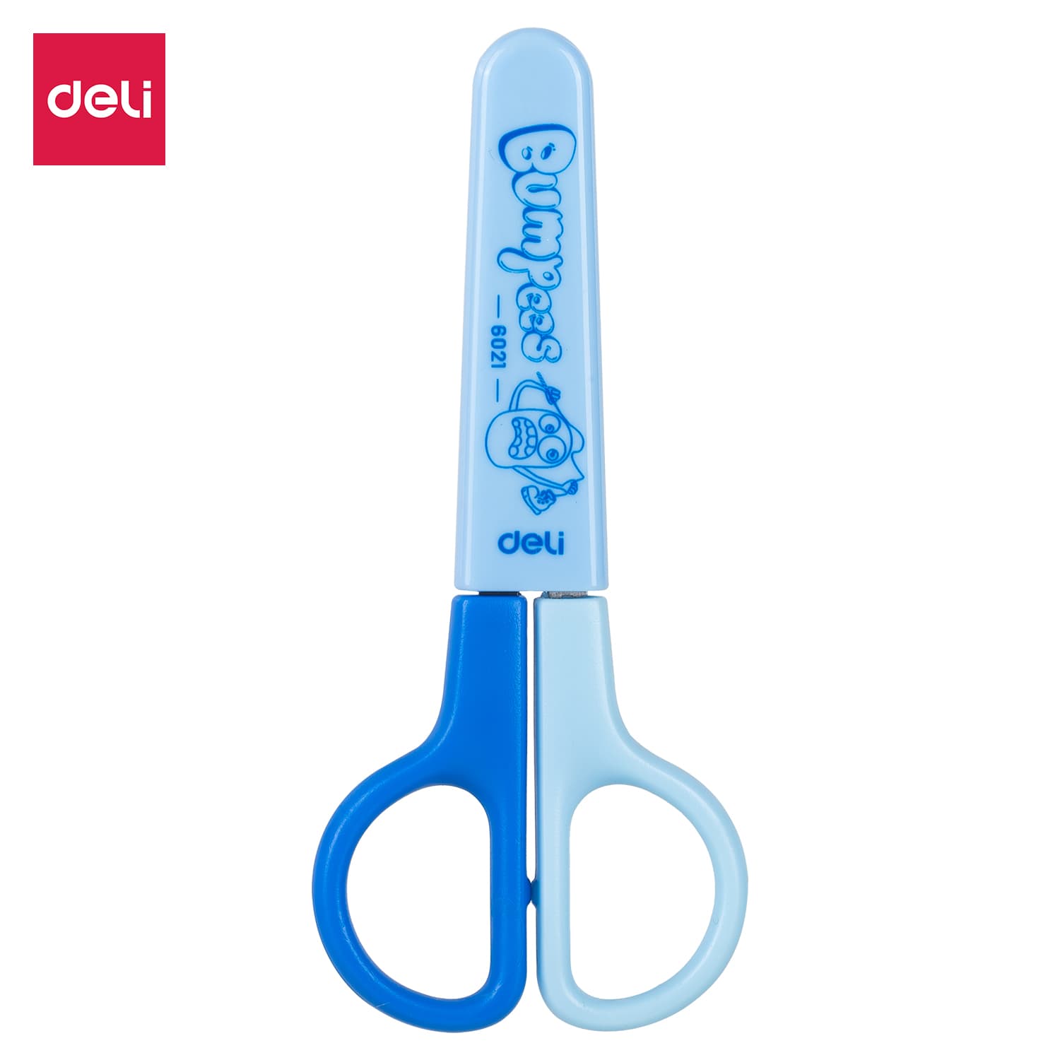 Deli Deli E6021 School Scissors 120mm | Safe Stainless Steel Blunt Tip Scissors for Kids & Students stationary, toys & sports — thumbnail 2 of 5