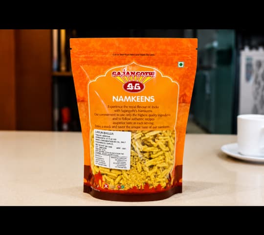 Sajan Goth Lasun Bhujia Namkeen 200gm – Crispy Garlic Sev Snack daily essentials & lifestyle — thumbnail 2 of 2
