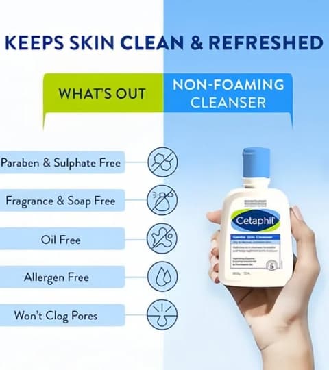 Cetaphil Cetaphil Gentle Skin Cleanser for Dry to Normal & Sensitive Skin – 125ml daily essentials & lifestyle — thumbnail 2 of 2