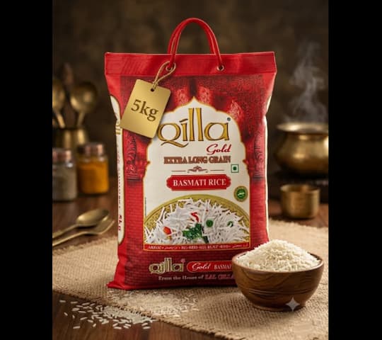 Lal Qilla LQ Lal Qilla Gold Basmati Rice 5kg | Premium Long Grain Aromatic Rice daily essentials & lifestyle — thumbnail 2 of 2