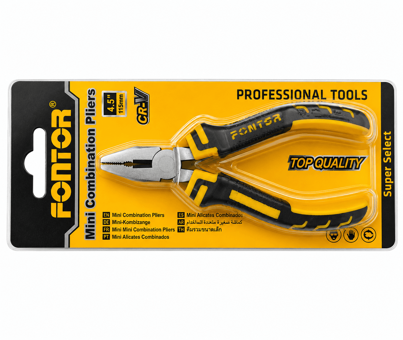Fontor Mini Cutter Pliers 4.5 Inch 180670 Precision Wire Cutting Tool