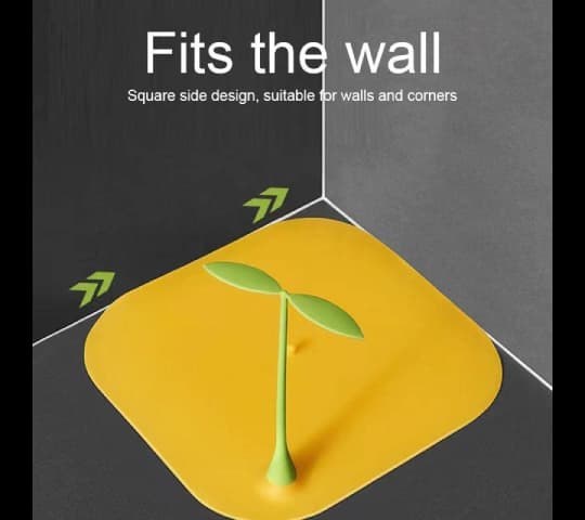 No Brand BD Silicone Floor Drain Mat – Anti-Odor & Hair Catcher | Per Piece daily essentials & lifestyle — thumbnail 3 of 4