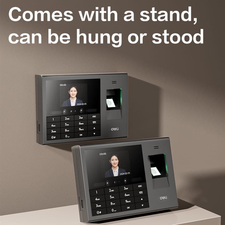 DELI Deli ES172 Fingerprint & Face & Palm vein attendance Machine electronics — thumbnail 4 of 4