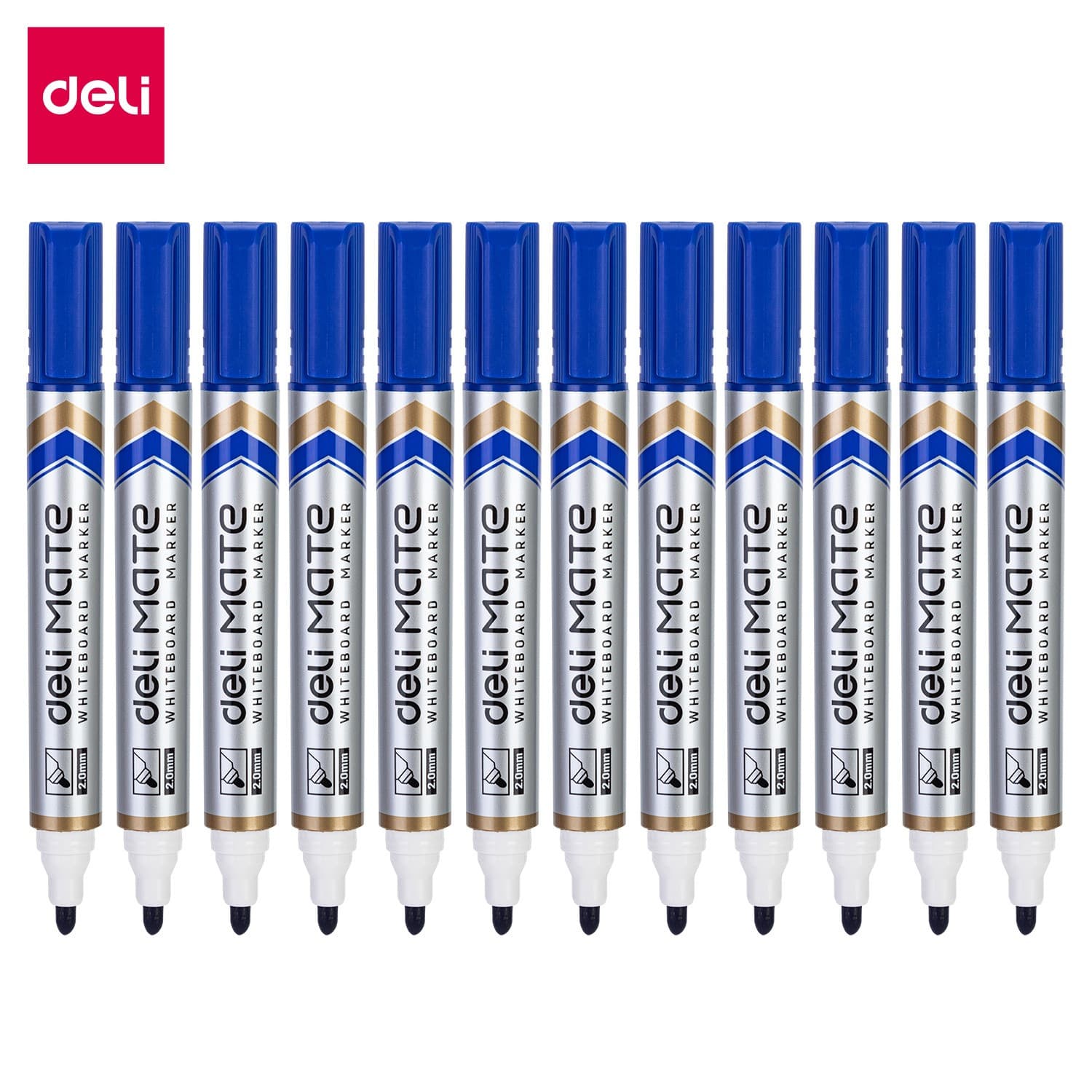 Deli Deli EU00620 Whiteboard Marker | Fine Bullet Tip Dry Erase Marker for Office, School & Classroom (Per Pcs) stationary,… — thumbnail 2 of 2