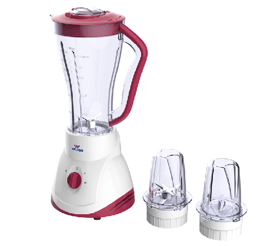 Walton Blender WBL15GC40 Triple Jar 400 Watt Mixer Grinder & Blender for Smoothies, Juices and Grinding