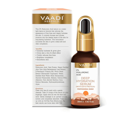 Vaadi Organics Vaadi Organics - Deep Hydration Serum With 2% Hyaluronic Acid & Oats Protein (30 ml) - VH0688 daily… — thumbnail 2 of 2