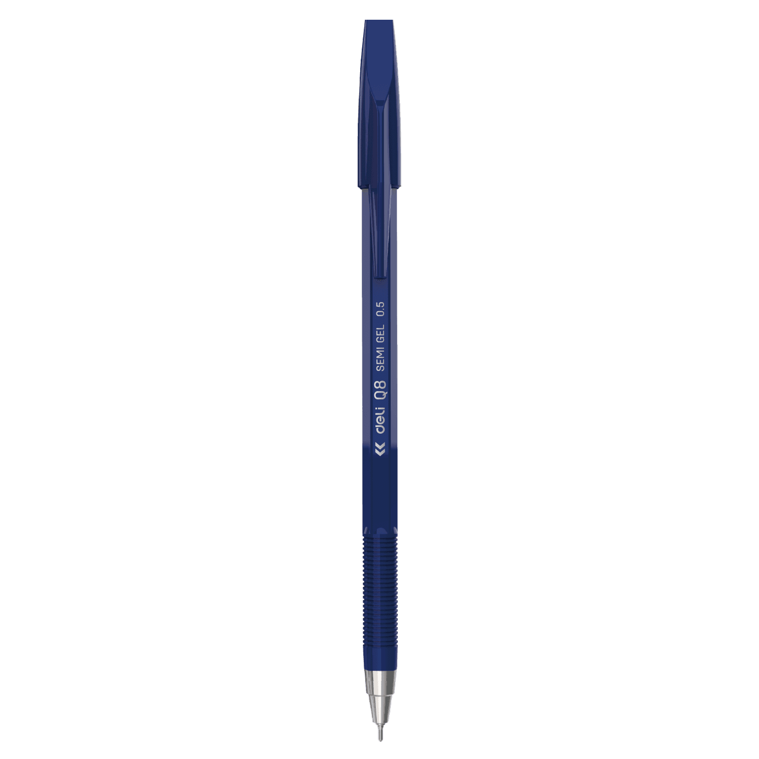 Deli Deli-EQ8-BL Semi Gel Pen | Smooth Writing Blue Ink Pen stationary, toys & sports — thumbnail 2 of 3