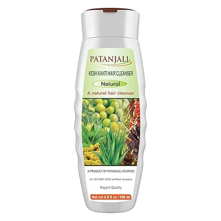 Patanjali Kesh Kanti Natural Hair Cleanser 200ML | Herbal Shampoo for Strong & Healthy Hair