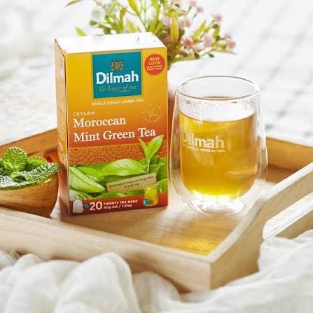Dilmah Dilmah Green Tea with Moroccan Mint – 20 Tea Bags | Premium Herbal Green Tea daily essentials & lifestyle — thumbnail 2 of 7