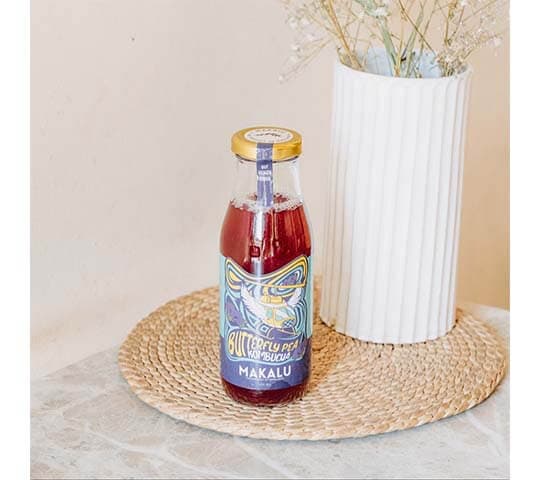 Makalu Foods And Beverages Makalu Butterfly Pea Kombucha 300ml daily essentials & lifestyle — thumbnail 3 of 3