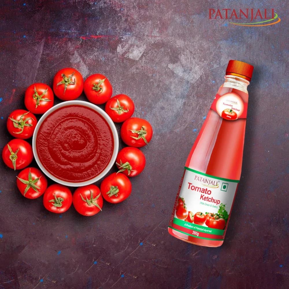 Patanjali Patanjali Tomato Ketchup With Onion & Garlic 200g – Rich & Tangy Tomato Sauce daily essentials & lifestyle — thumbnail 5 of 5
