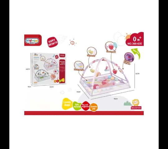 Cartoon Animal Baby Play Mat | Soft Non-Slip Kids Floor Mat