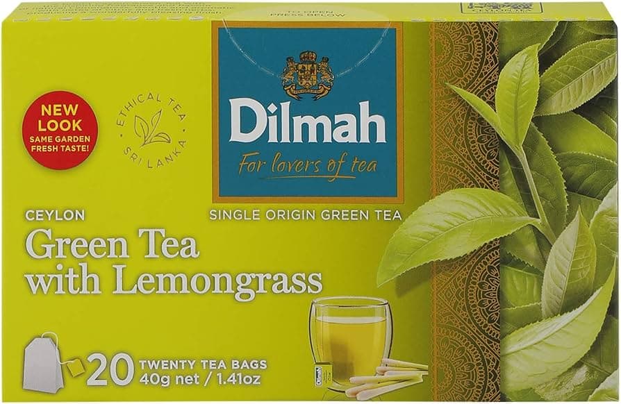 Dilmah Dilmah Green Tea with Lemongrass | Premium Natural Herbal Tea daily essentials & lifestyle — thumbnail 4 of 4