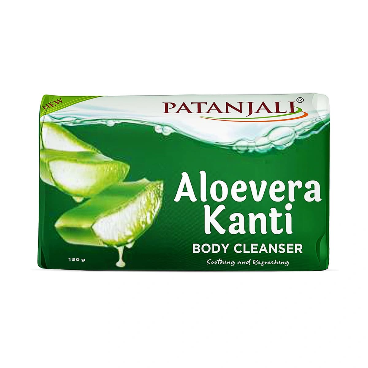 Patanjali Aloevera Kanti Body Cleanser Soap 150gm | Herbal Bath Soap for Soft & Healthy Skin