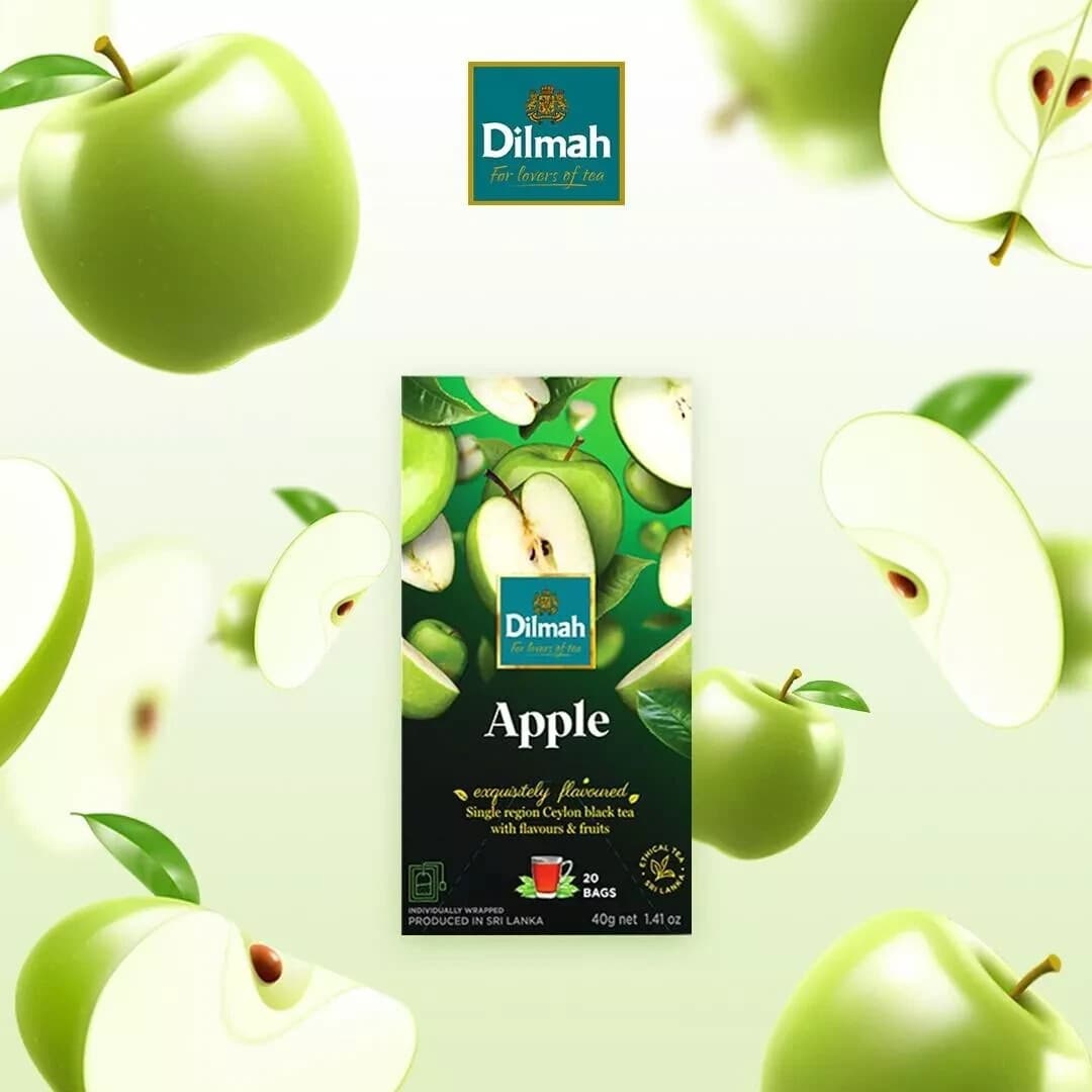 Dilmah Dilmah Apple Flavoured Ceylon Black Tea (20 Tea Bags) daily essentials & lifestyle — thumbnail 4 of 5