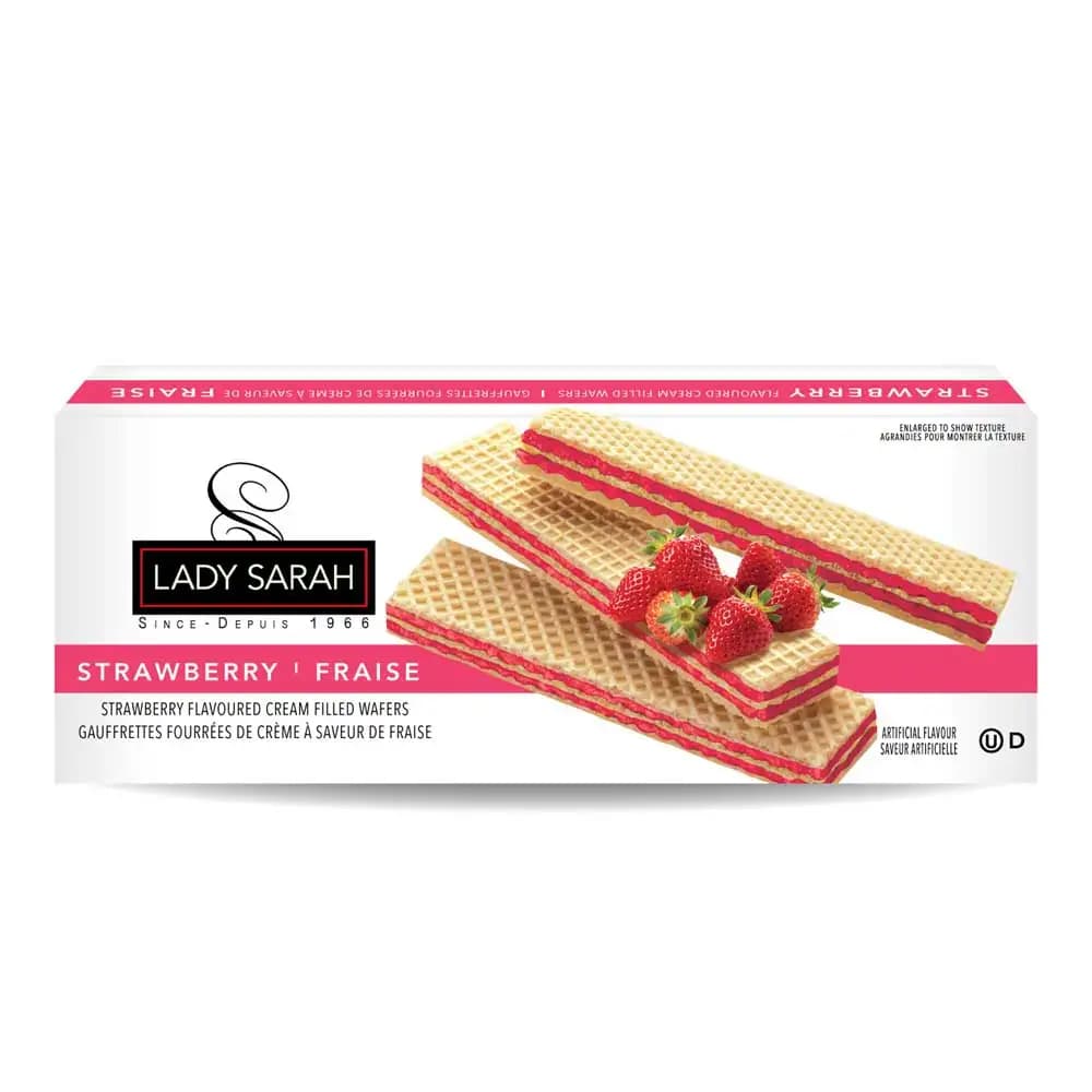 Lady Sarah Lady Sarah Cream Filled Strawberry Wafer 200g – Crispy Strawberry Wafer Biscuits daily essentials & lifestyle — thumbnail 7 of 7