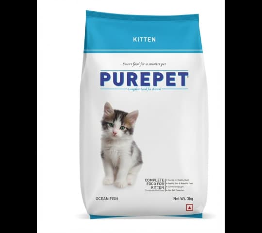 Purepet Ocean Fish Adult Dry Cat Food 3kg