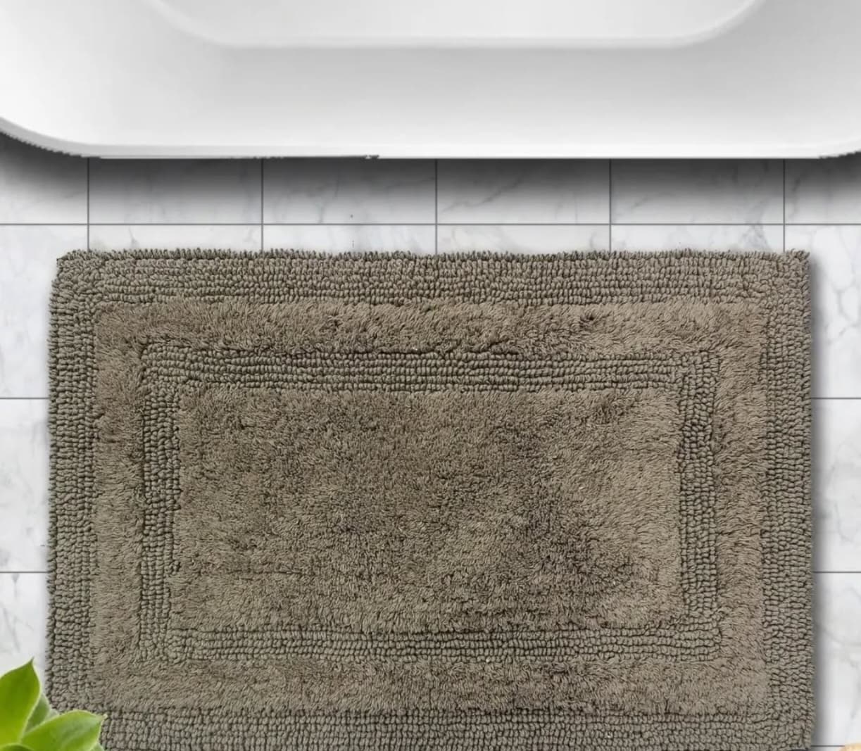 Pure Cotton Reversible Door Mats 40x60 cm