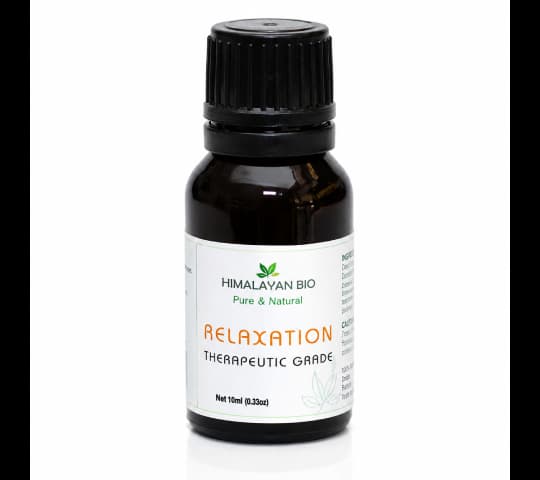 Himalayan Bio Relaxation Essential Oil 10ml – Natural Aromatherapy Oil for Stress Relief & Relaxation