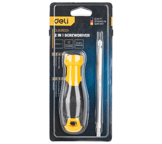 Deli Tools Deli Interchangeable Screwdriver 6/PH2x100mm EDL626001 | Magnetic Phillips Screwdriver | Durable Hand Tool… — thumbnail 4 of 4