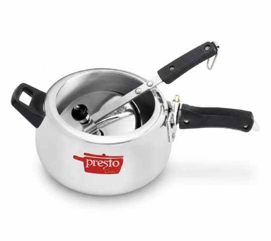 Presto Presto Contura Inner Lid Pressure Cooker 5 Litre | Aluminium Cooker for Fast & Safe Cooking home & kitchen — thumbnail 2 of 2