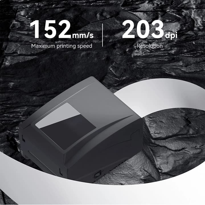 DELI Deli ES352 4 Inch Thermal Transfer Barcode & Label Printer with USB Bluetooth Connectivity electronics — thumbnail 3 of 3