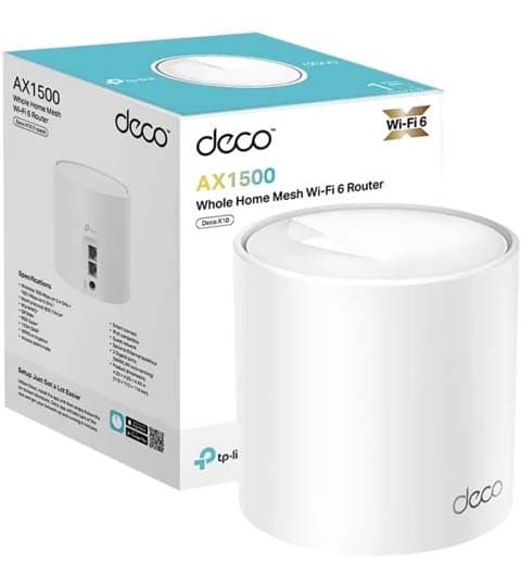 TIP-LINK Deco X10 AX1500 TP-Link Whole Home Mesh WIFI 6 System (1-Pack) Parental Controls With Weekly and Monthly Reports… — thumbnail 3 of 3