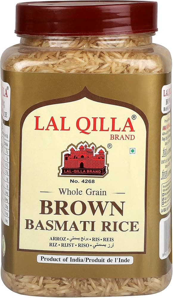 Lal Qilla Lal Qilla Brown Basmati Rice 1kg | Premium Whole Grain Aromatic Rice daily essentials & lifestyle — thumbnail 3 of 4