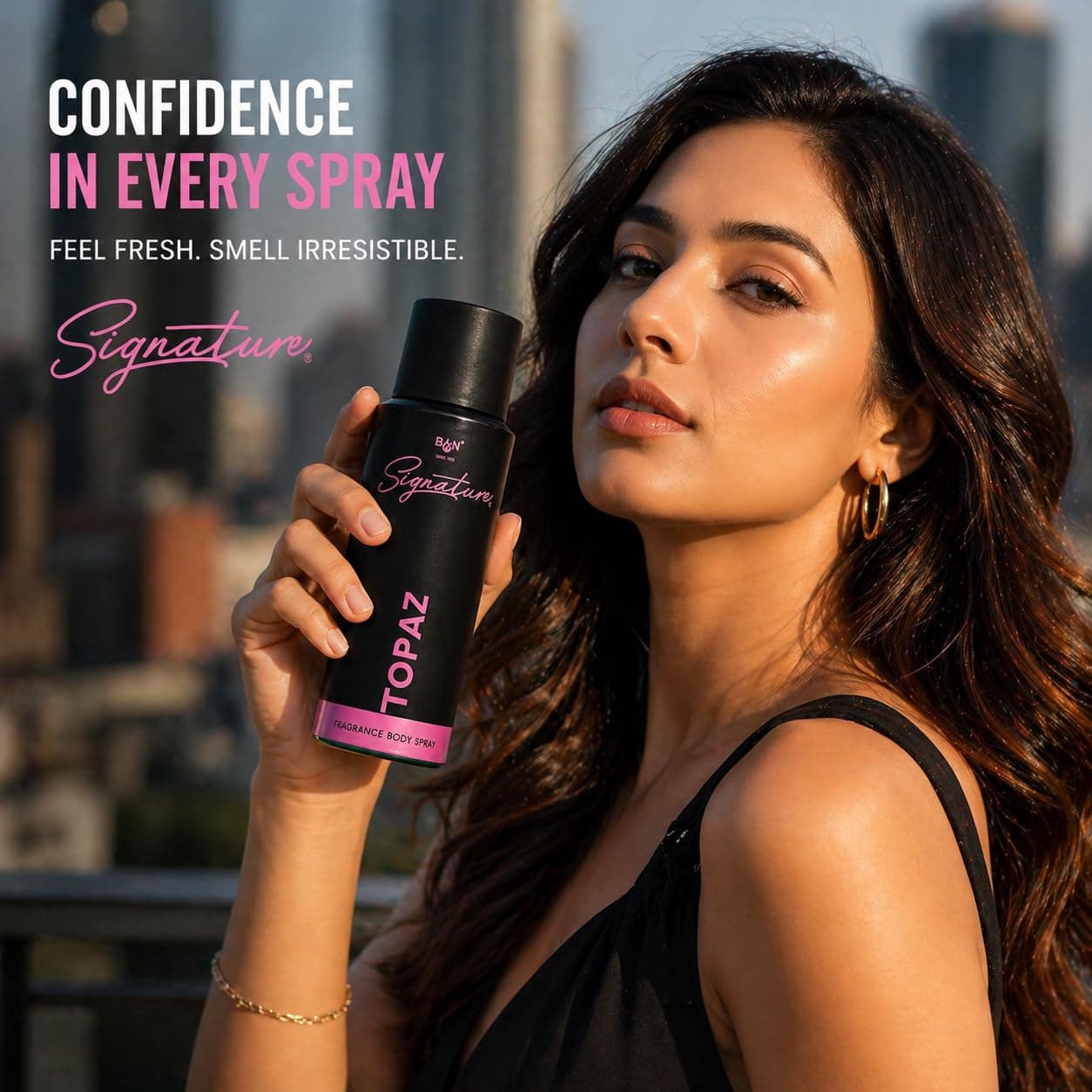 Signature SIGNATURE TOPAZ Deodorant Spray for Women 150ML | Long Lasting Floral Fruity Body Spray | Raspberry, Jasmine,… — thumbnail 4 of 8