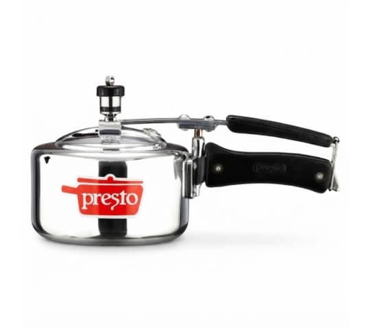 Presto Pressure Cooker Aluminium Classic Inner Lid 2 Litre | Durable & Fast Cooking