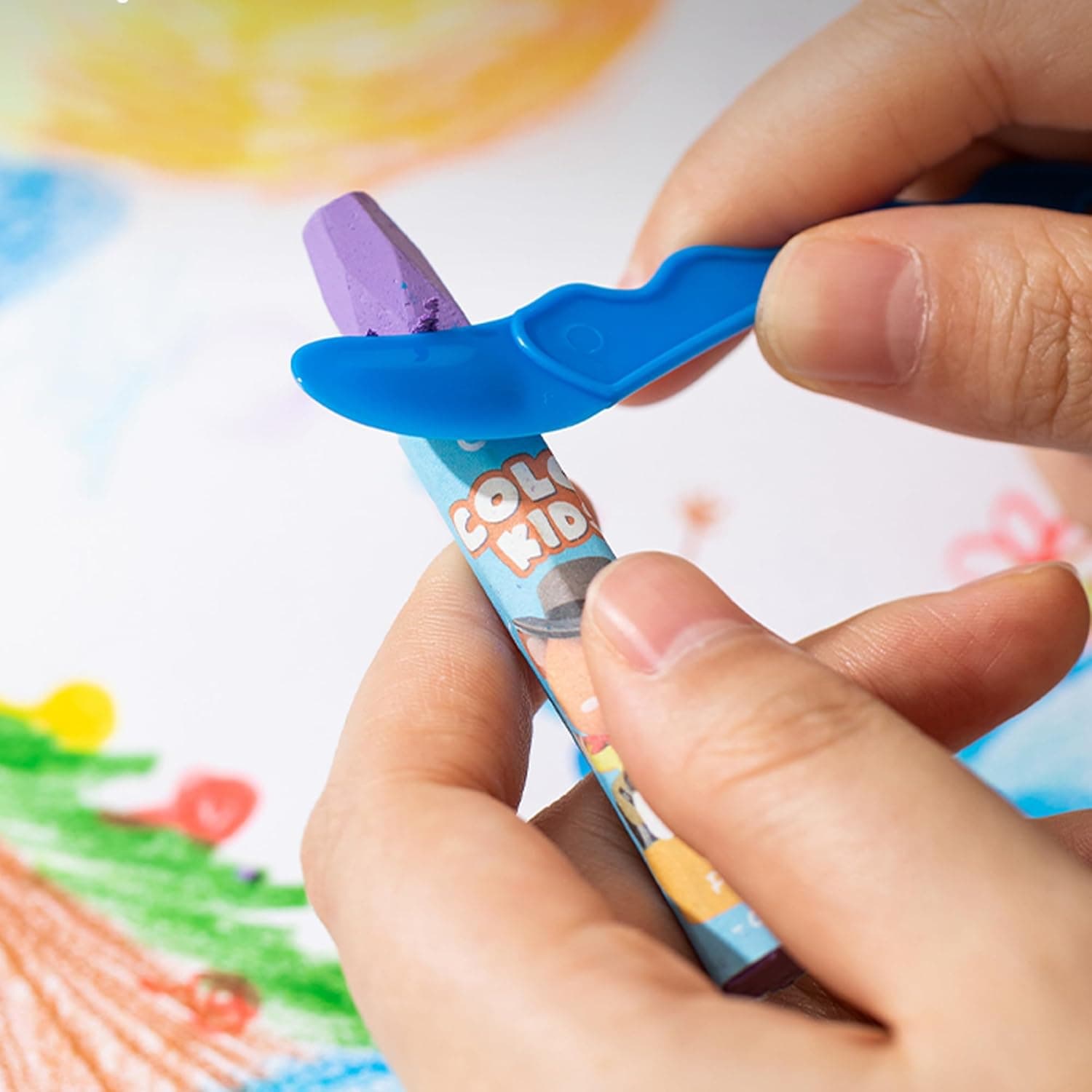 Deli Deli Oil Pastel 12 Colors PVC Box EC20104 – Smooth & Vibrant Coloring Set stationary, toys & sports — thumbnail 4 of 7
